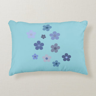 Almofada Decorativa Floural Azul