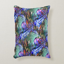 Almofada Decorativa Flutuação colorida da imagem virtual sobre a nave