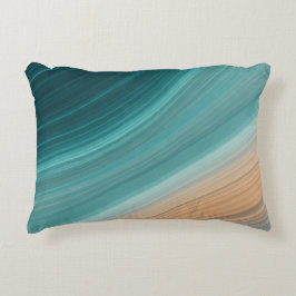 Almofada Decorativa Fluxo de Areia Aquática