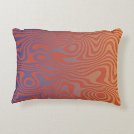 Almofada Decorativa Fluxo de Sonho l Padrão Abstrato Trippy - No. 01