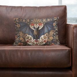 Almofada Decorativa Flying Bat - Moderno William Morris Floral
