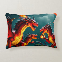 Almofada Decorativa Fogo do Dragão