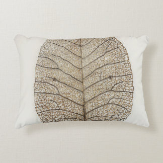Almofada Decorativa Folha castanha