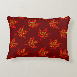 Almofada Decorativa Folhas de Fiery