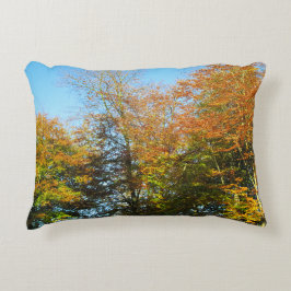 Almofada Decorativa Folhas de outono e Céu Azul - Personalizado