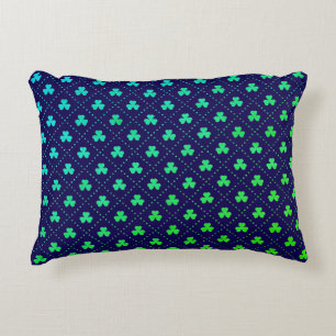 Almofada Decorativa Folhas de Trevo Padrão do Dia de São Patrício-5322