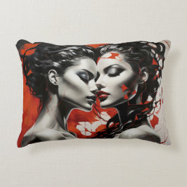 Almofada Decorativa Forma cardíaca