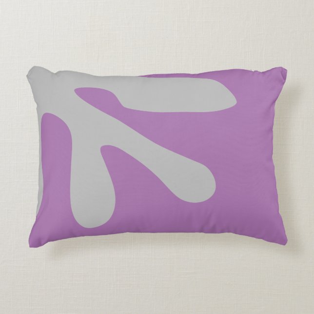 Almofada Decorativa Formas de Abstrato mínima moderna (Frente)