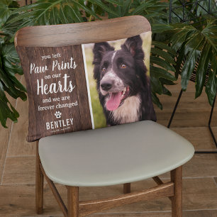 Almofada Decorativa Foto do Memorial Rustic Pet