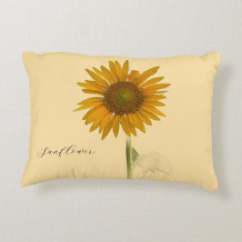Almofada Decorativa Foto girassol Pilow