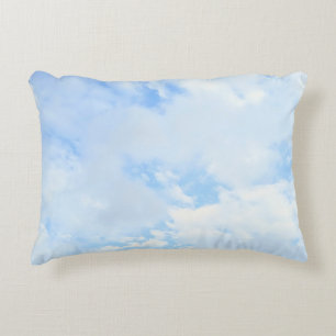 Almofada Decorativa Foto: simples céu azul claro pacífico
