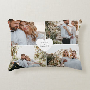 Almofada Decorativa Fotografia da Collagem de Amor design