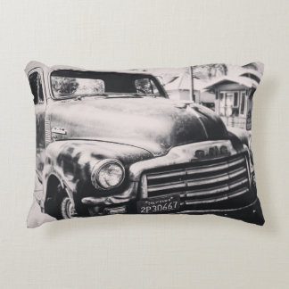 ALMOFADA DECORATIVA FOTOGRAFIA GRAYSCALE DO CARRO