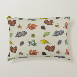 Almofada Decorativa fralda vermelha moderna de cinza vermelha de pássa