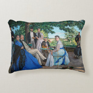 Almofada Decorativa Frederic Bazille - A Reunião Familiar
