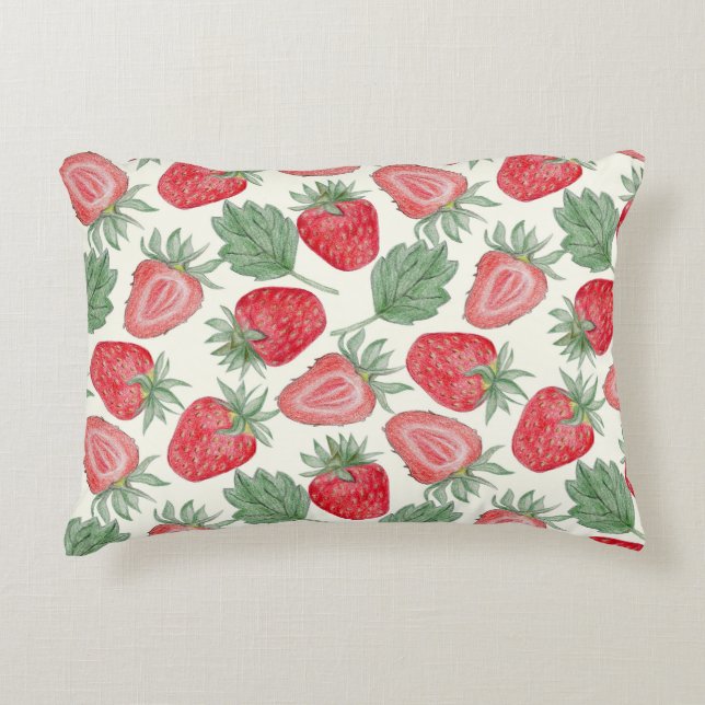 Almofada Decorativa Fresas (Frente)