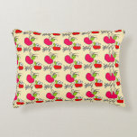 Almofada Decorativa Fresh Apple Orchard<br><div class="desc">Add a pop of color to your living space with this Fresh Apple Orchard pattern. The playful fruit design creates a warm and inviting atmosphere in any room. Professionally crafted for a modern home aesthetic by SM One</div>