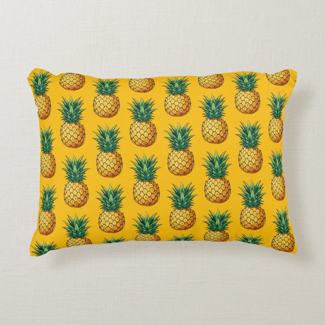 Almofada Decorativa Fruta abacaxi (Frente)