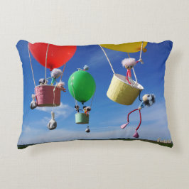 Almofada Decorativa Fubby's in luchtballonnen die op avontuur gaan.
