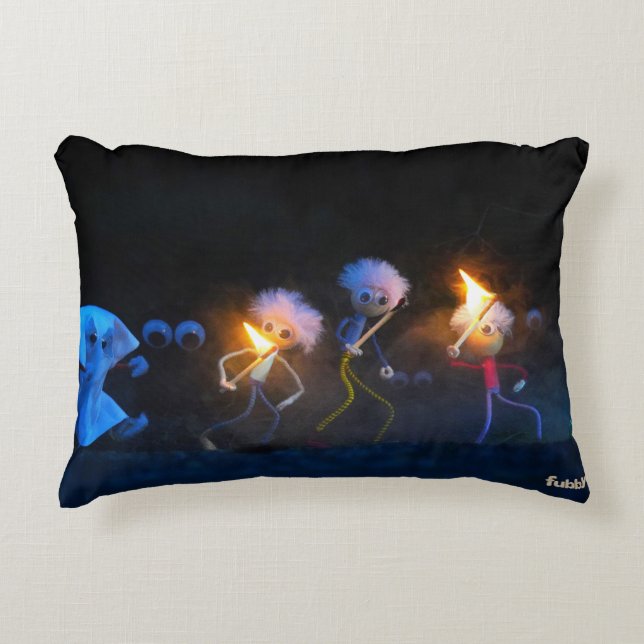 Almofada Decorativa Fubby's op spooktocht, halloween grap. (Frente)