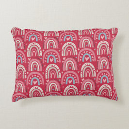 Almofada Decorativa Fuchsia Dia de os namorados Rainbows