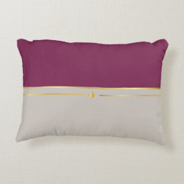 Almofada Decorativa Fuchsia e Taupe Haven