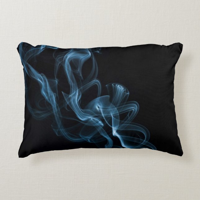 Almofada Decorativa Fumaça Azul (Frente)