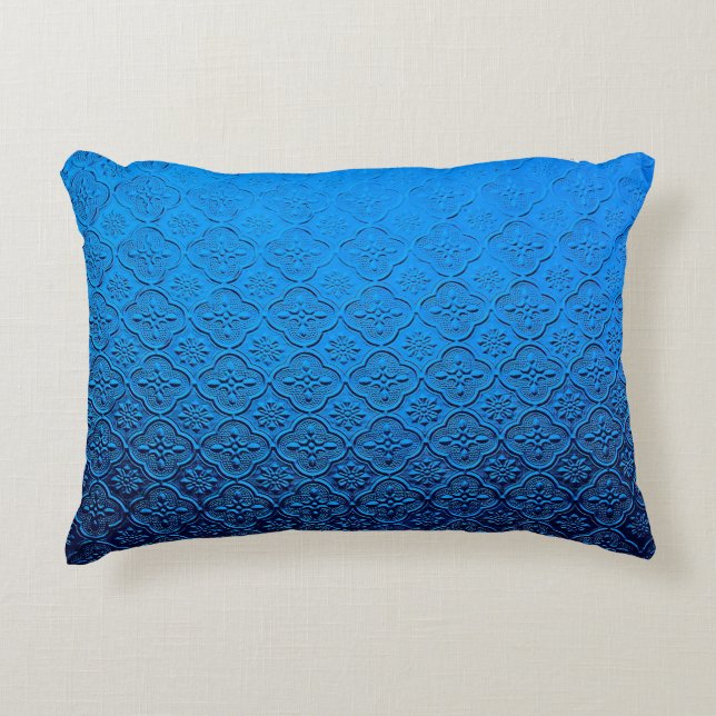 Almofada Decorativa fundo azul (Frente)
