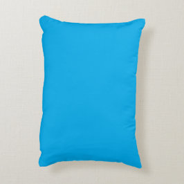 Almofada Decorativa Fundo Azul Ciano Sólido