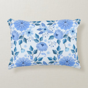 Almofada Decorativa fundo de flores Travesseiro de destaque
