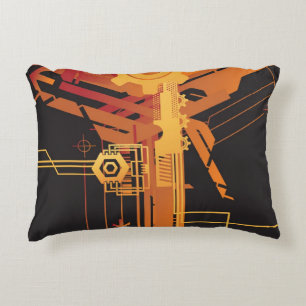 Almofada Decorativa Fundo de intervalo mínimo técnico
