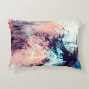 Almofada Decorativa fundo dinâmico de abstrato color com iluminação ef