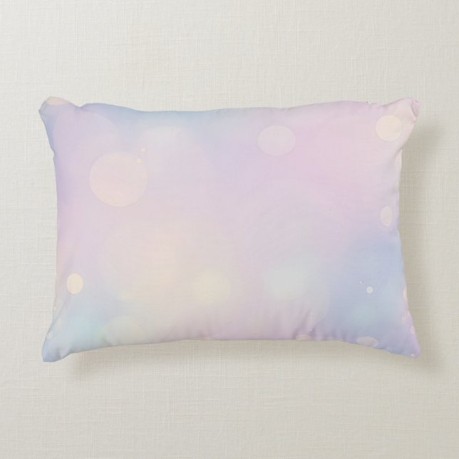 Almofada Decorativa Fundo Dreamy Pastel Bokeh (Frente)