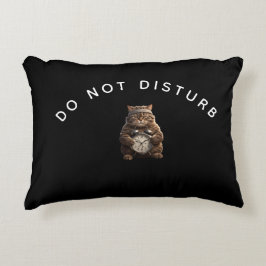 Almofada Decorativa Funny Muscular Cat Off Duty Pillow
