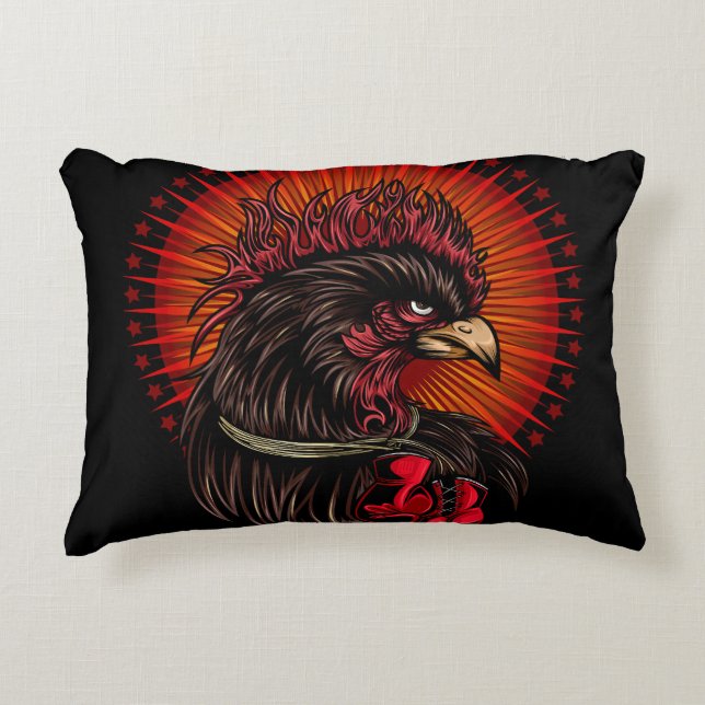 Almofada Decorativa Galo de Boxing (Frente)