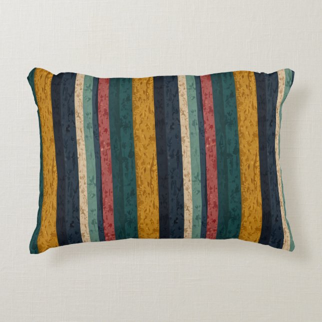 Almofada Decorativa Gamas Verticais Vibrantes (Frente)