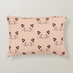 Almofada Decorativa Gatinho Perfeito Rosto de Gato Flutuante
