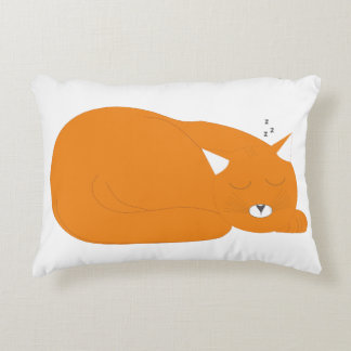 Almofada Decorativa gato adormecido - ilustração minimalista fofinha