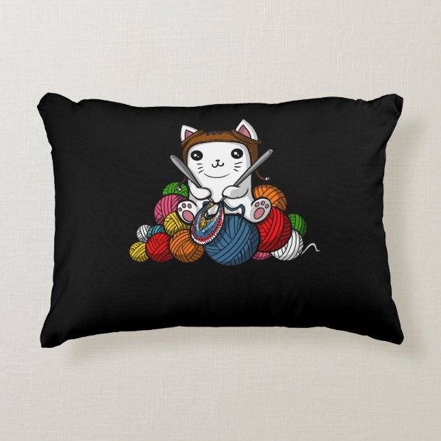 Almofada Decorativa Gato-De-Feira-Gato (Frente)