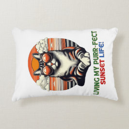 Almofada Decorativa Gato Legal Sunset