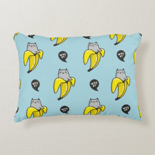 Almofada Decorativa Gato na banana