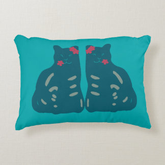 Almofada Decorativa Gatos Gêmeos