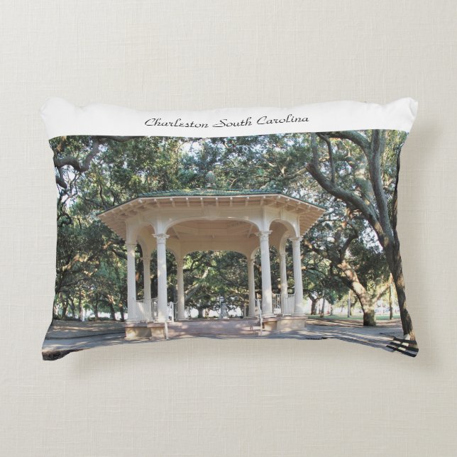 Almofada Decorativa Gazebo na Carolina do Sul em Charleston (Frente)