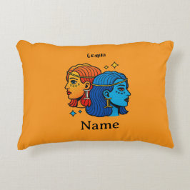 Almofada Decorativa Gêmeos Signo do Zodíaco Pop Art - Gêmeos Celestiai