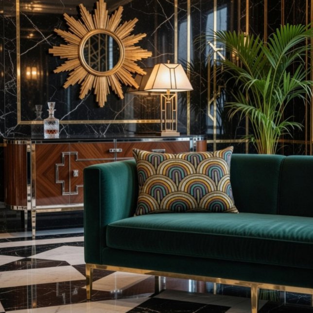 Almofada Decorativa Geométrico Elegante (Criador carregado)