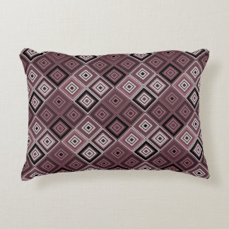 Almofada Decorativa Geometry ethnic patchwork brown burgundy