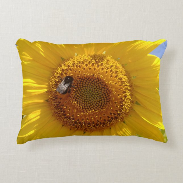 Almofada Decorativa Girassol Amarelo (Frente)