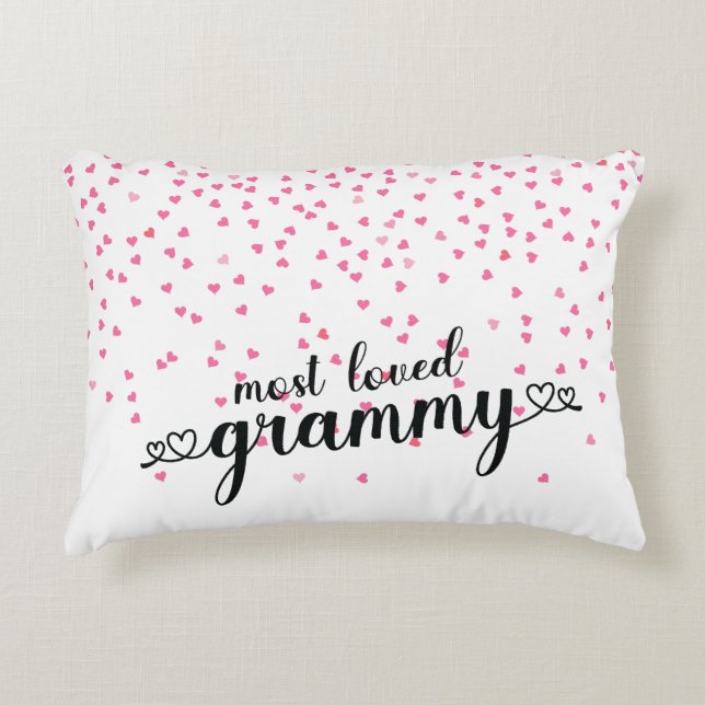 Almofada Decorativa Glammy Mais Amados Corações (Frente)