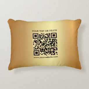 Almofada Decorativa Glicma de Código QR Personalizado do Modelo Elegan