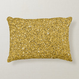 Almofada Decorativa Glitter Sparkle Dourado